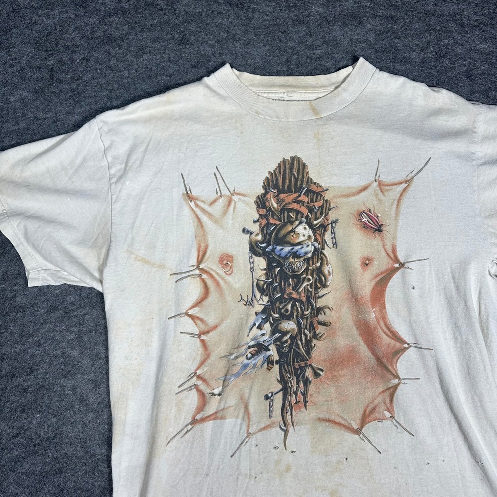 Rare 1994 MEGADETH‎ YOUTHANASIA NORTH AMERICAN TOUR T-SHIRT - Picture 10 of 16